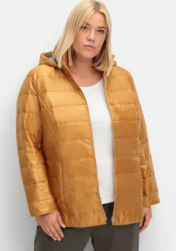 Leicht wattierte Steppjacke mit Kapuze<sheego New