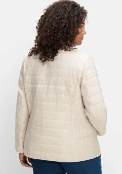 Leicht wattierte Steppjacke mit Stehkragen<sheego Clearance