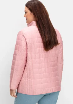 Leicht wattierte Steppjacke mit Stehkragen<sheego Sale