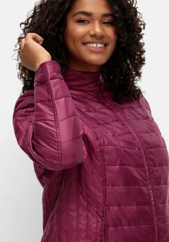 Leicht wattierte Steppjacke mit Stehkragen<sheego Outlet