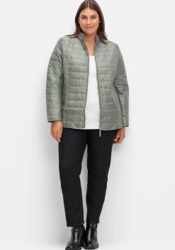 Leicht wattierte Steppjacke mit Stehkragen<sheego New