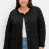 Leicht wattierte Sweatjacke mit Steppung<sheego Sale