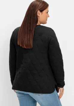 Leicht wattierte Sweatjacke mit Steppung<sheego Sale