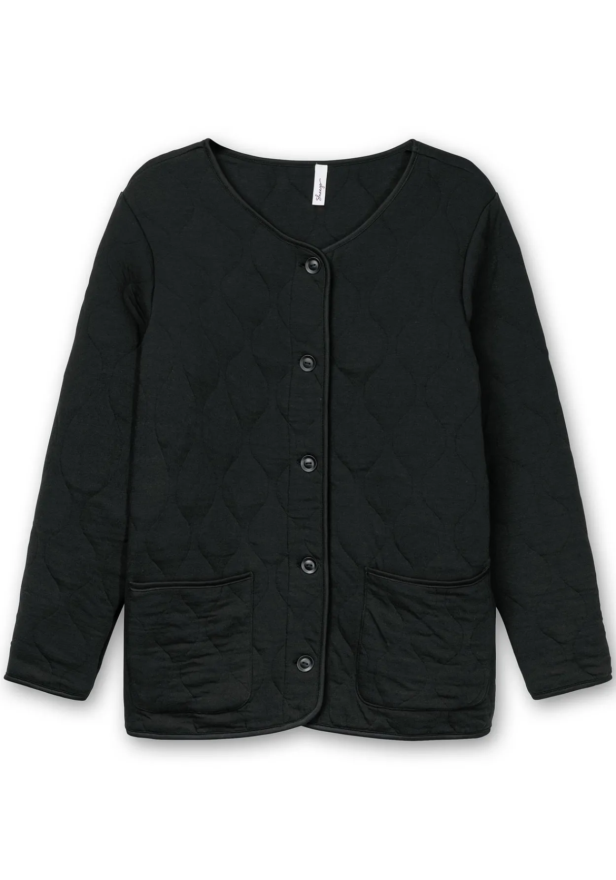 Leicht wattierte Sweatjacke mit Steppung<sheego Sale