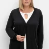 Leichte Feinstrickjacke mit 1-Knopf-Verschluss<sheego Best