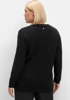 Leichte Feinstrickjacke mit 1-Knopf-Verschluss<sheego Best