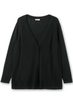 Leichte Feinstrickjacke mit 1-Knopf-Verschluss<sheego Best