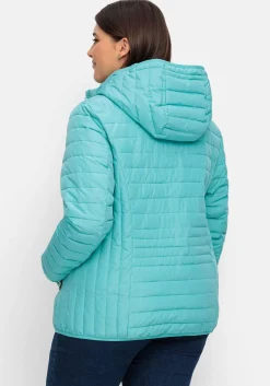 Leichte Steppjacke mit abnehmbarer Kapuze<sheego Discount