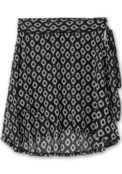 Leichter Chiffonrock in Wickeloptik<sheego Outlet