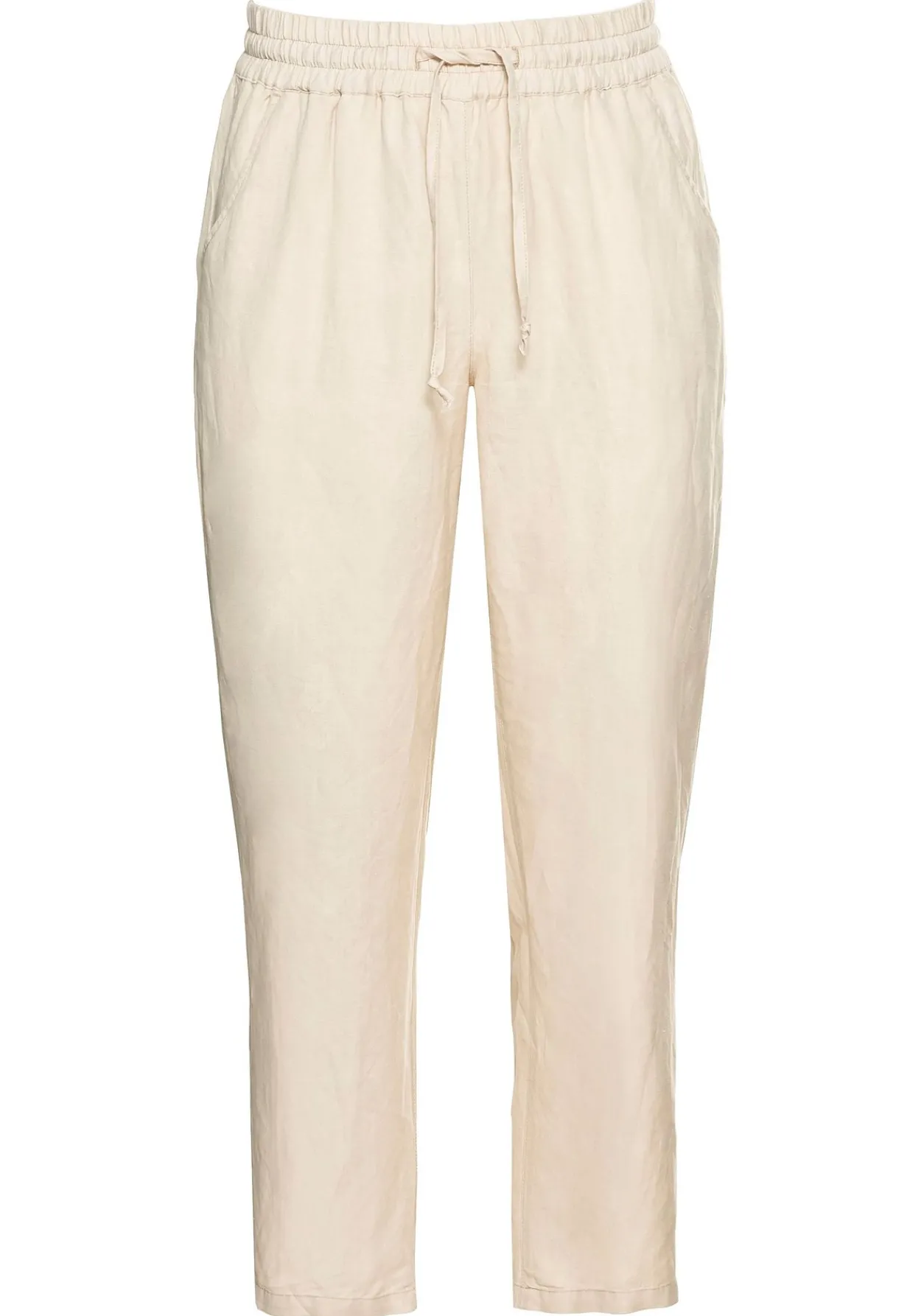 Leinenhose mit elastischem Bund und Bindeband<sheego Best