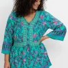 Longbluse im Boho-Stil, mit Trompetenärmeln<sheego by Joe Browns Clearance