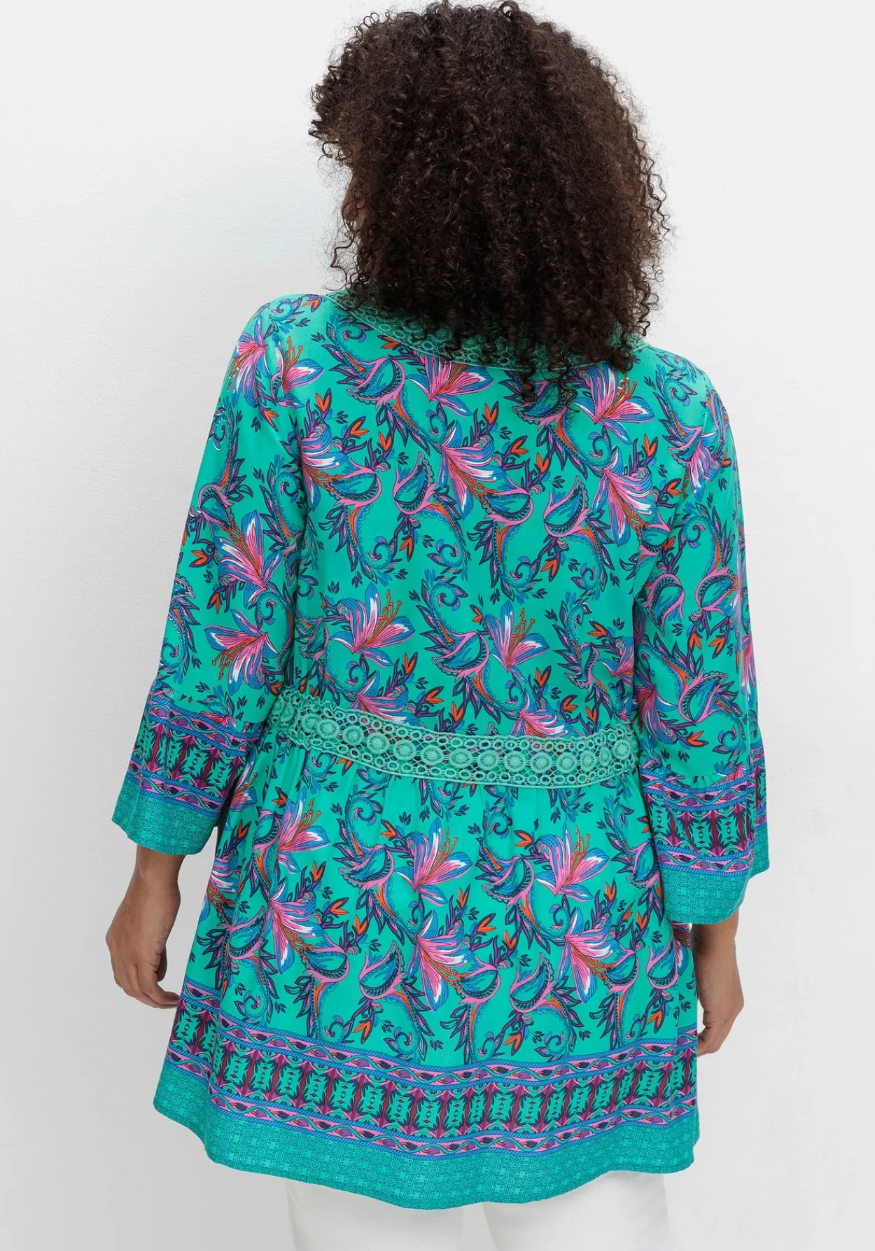 Longbluse im Boho-Stil, mit Trompetenärmeln<sheego by Joe Browns Clearance