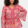 Longbluse im Ethno-Stil, mit Crochet-Spitze<sheego by Joe Browns Discount