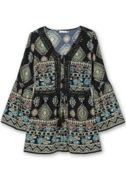 Longbluse im Ethno-Stil, mit Crochet-Spitze<sheego by Joe Browns Outlet