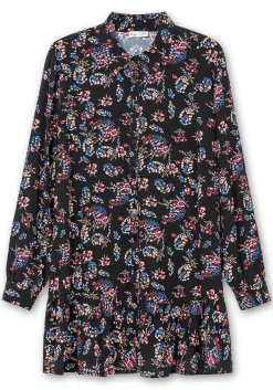 Longbluse mit Blumenprint und Volant am Saum<sheego by Joe Browns Best