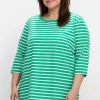 Longshirt in Oversized-Form mit Streifen<sheego Clearance