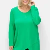 Longshirt in Wickeloptik, in leichter A-Linie<sheego Hot
