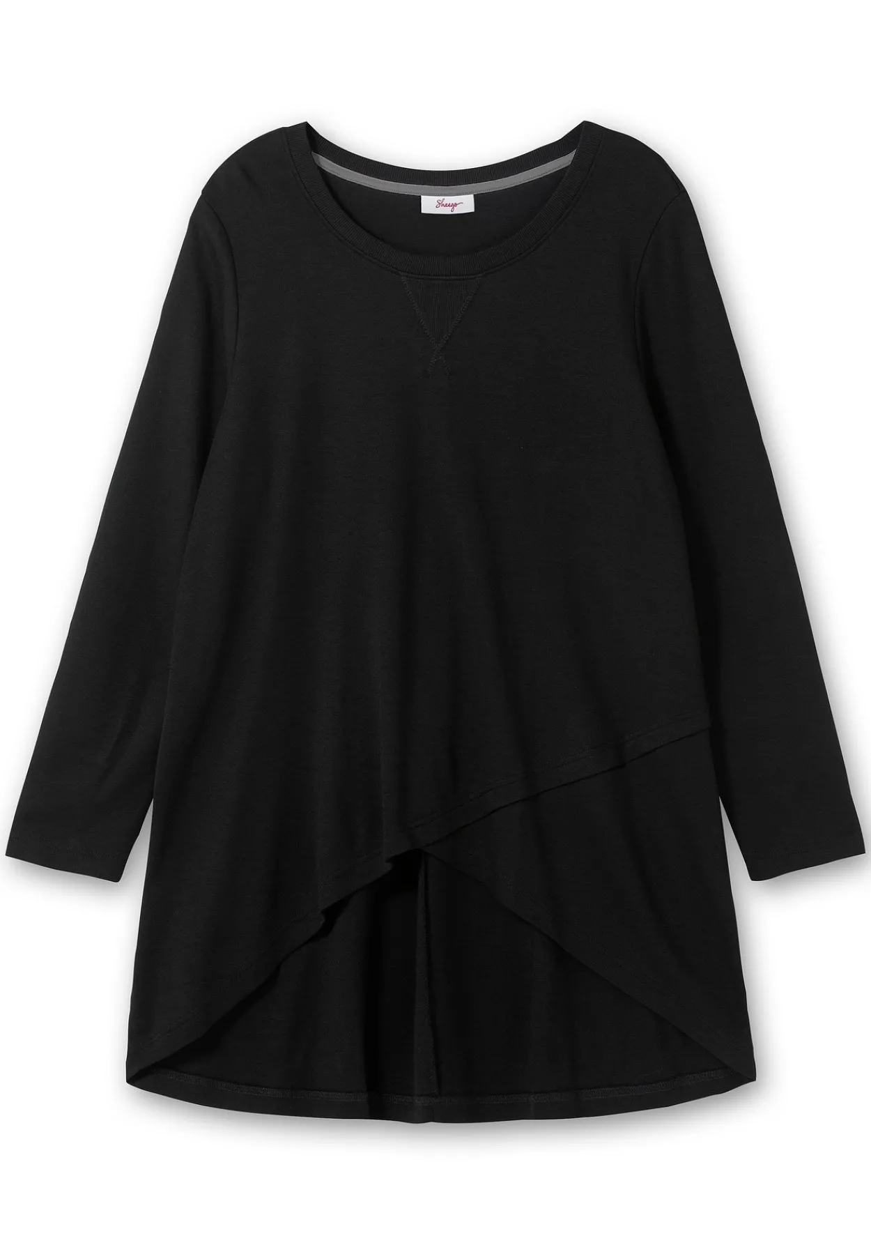 Longshirt in Wickeloptik, in leichter A-Linie<sheego New