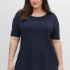 Longshirt mit abgerundetem Saum<sheego Discount
