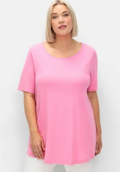 Longshirt mit abgerundetem Saum<sheego Online