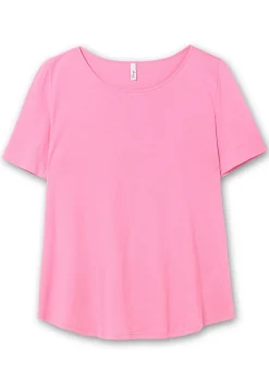 Longshirt mit abgerundetem Saum<sheego Online