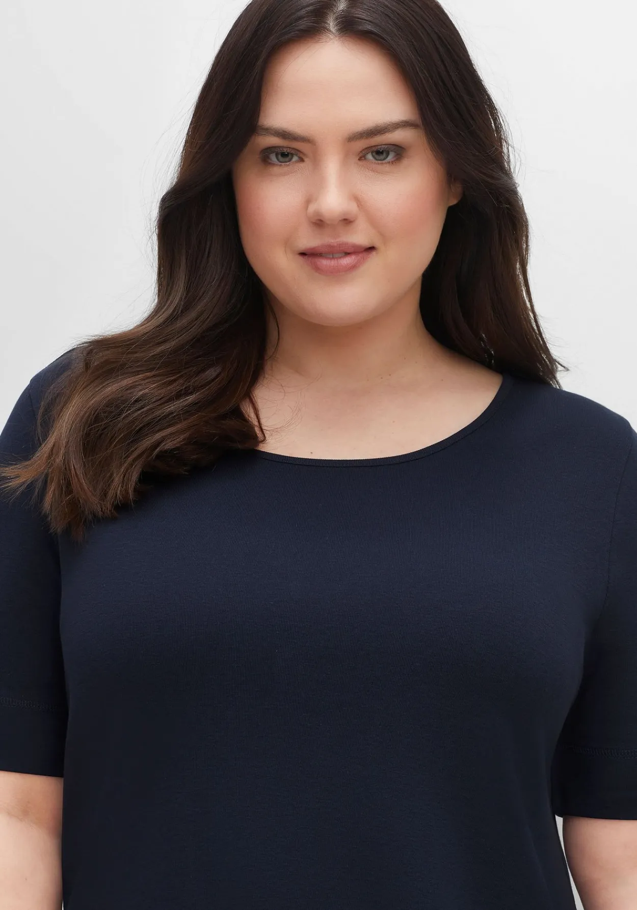 Longshirt mit abgerundetem Saum<sheego Discount
