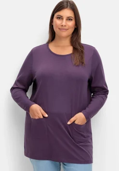 Longshirt mit aufgesetzten Taschen<sheego Outlet