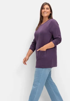 Longshirt mit aufgesetzten Taschen<sheego Outlet