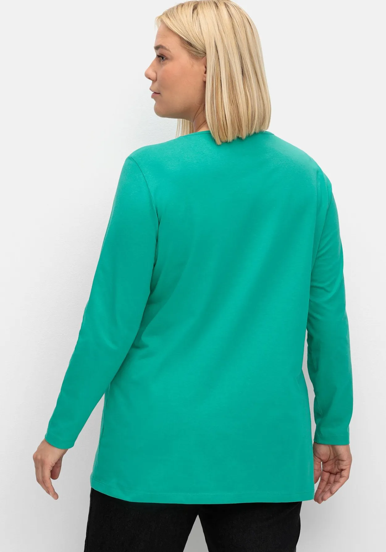 Longshirt mit aufgesetzten Taschen<sheego New