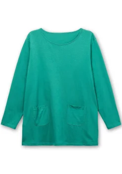Longshirt mit aufgesetzten Taschen<sheego New