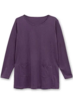Longshirt mit aufgesetzten Taschen<sheego Outlet