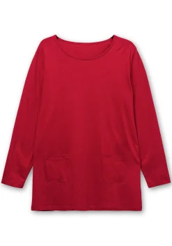 Longshirt mit aufgesetzten Taschen<sheego Sale