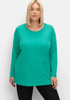 Longshirt mit aufgesetzten Taschen<sheego New