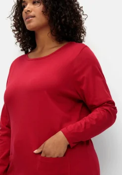 Longshirt mit aufgesetzten Taschen<sheego Sale