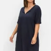 Longshirt mit geschlitztem Ausschnitt<sheego Outlet