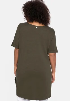Longshirt mit geschlitztem Ausschnitt<sheego New