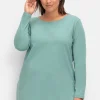 Longshirt mit hohen Seitenschlitzen<sheego Discount