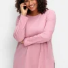 Longshirt mit hohen Seitenschlitzen<sheego Hot