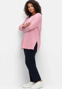 Longshirt mit hohen Seitenschlitzen<sheego Hot
