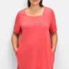 Longshirt mit Taschen und Karreeausschnitt<sheego Sale