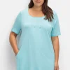 Longshirt mit Taschen und Karreeausschnitt<sheego Discount