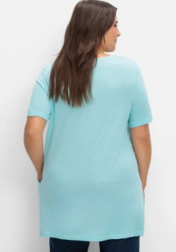Longshirt mit Taschen und Karreeausschnitt<sheego Discount