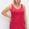 Longtop in Rippqualität, mit weitem Ausschnitt<sheego Fashion