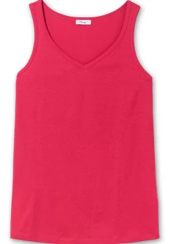 Longtop in Rippqualität, mit weitem Ausschnitt<sheego Fashion