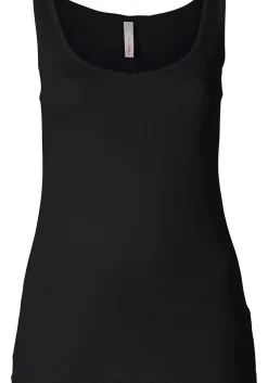 Longtop in Rippqualität, mit weitem Ausschnitt<sheego Online