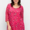 Longtunika im Lagenlook, mit Blumenprint<sheego Outlet