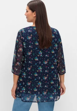 Longtunika im Lagenlook, mit Blumenprint<sheego Sale