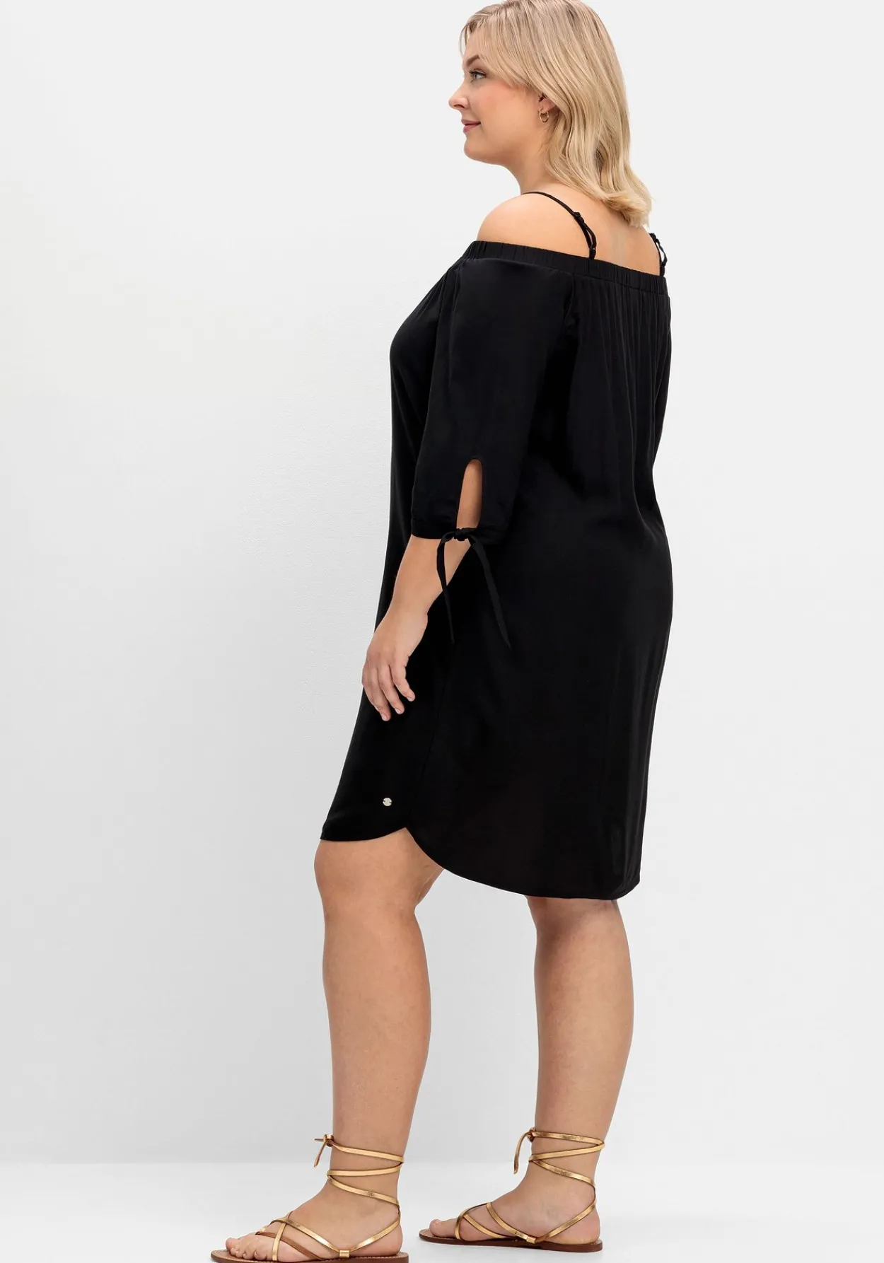 Longtunika mit 3/4-Ärmeln, im Carmen-Look<sheego Best
