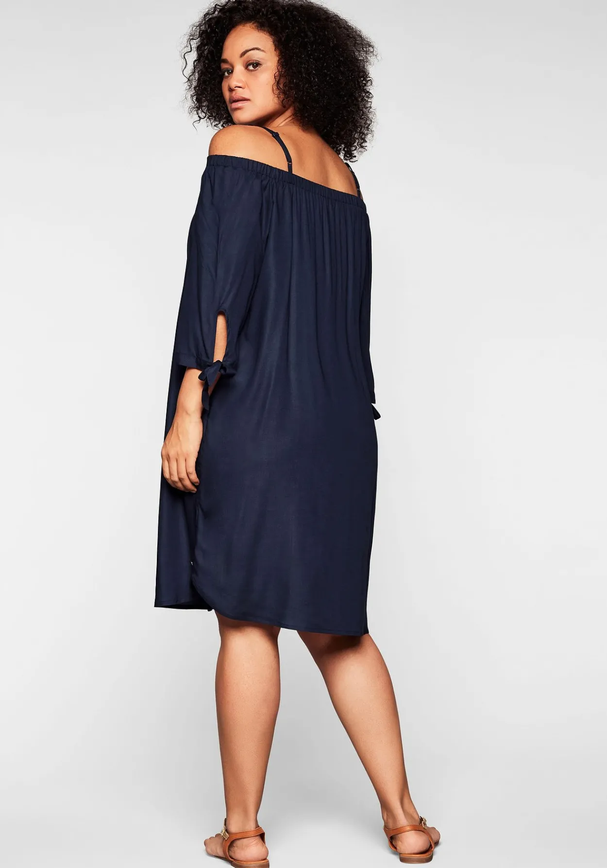 Longtunika mit 3/4-Ärmeln, im Carmen-Look<sheego Fashion