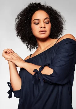 Longtunika mit 3/4-Ärmeln, im Carmen-Look<sheego Fashion